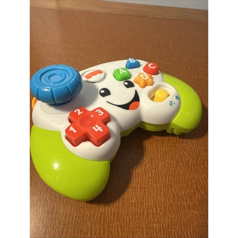 Fisher Price Video Game‎ Controller Baby Toy Laugh & Learn, Push & Go Rattle